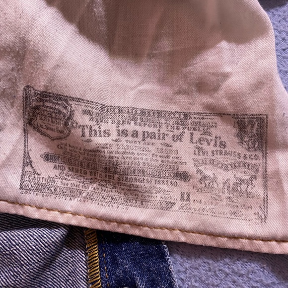 LEVI'S 501 1990sJeans vintage’s GAREFORBURIPLANET size W33L30 - Picture 3 of 17